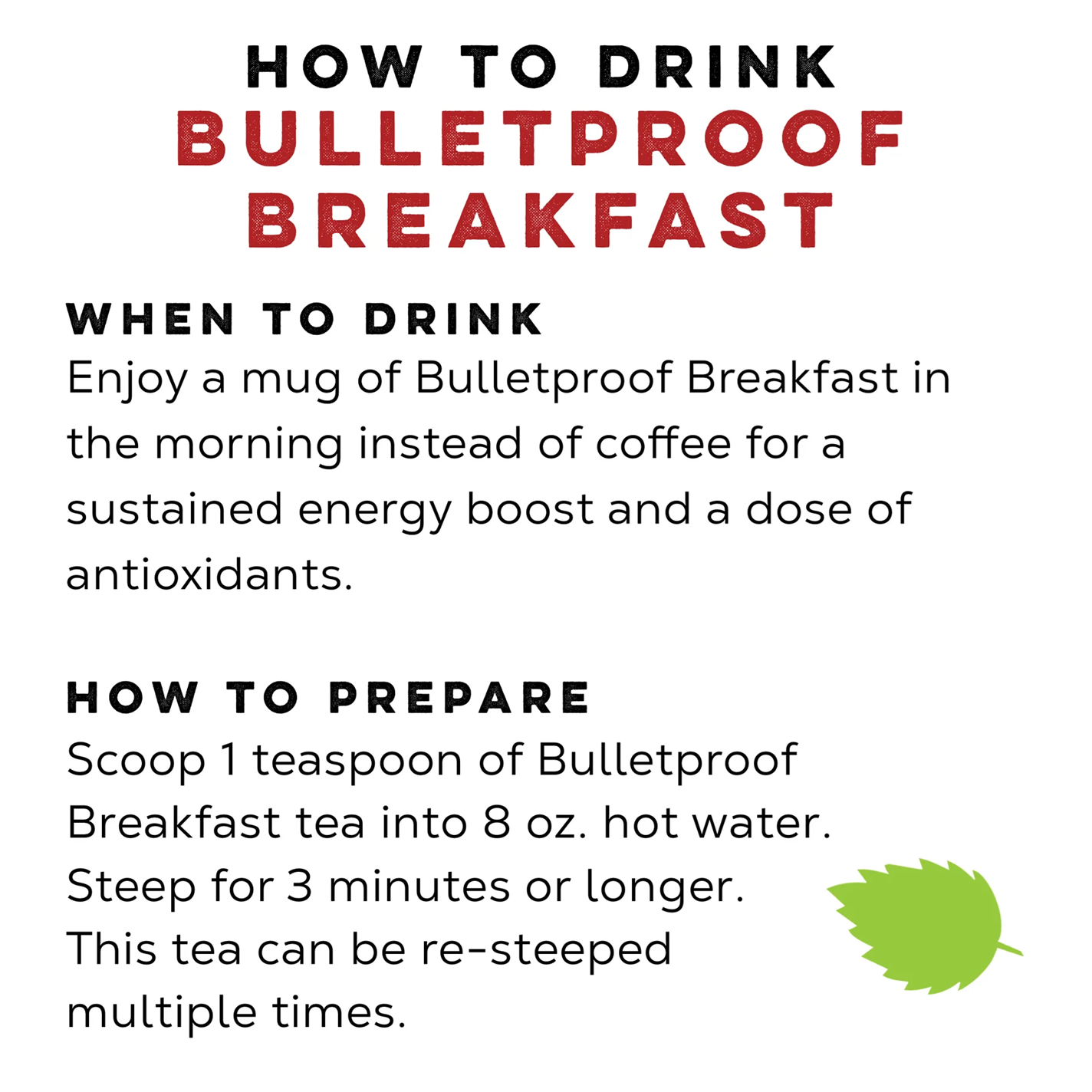 Bulletproof Morning Tea Blend