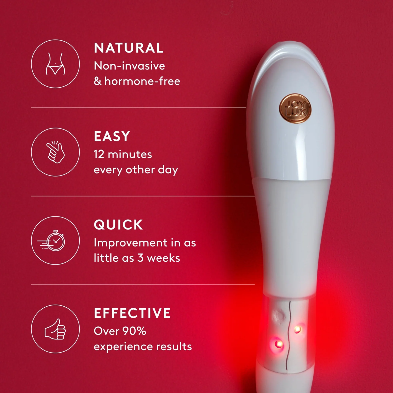 vFit Red Light Intimate Wellness device