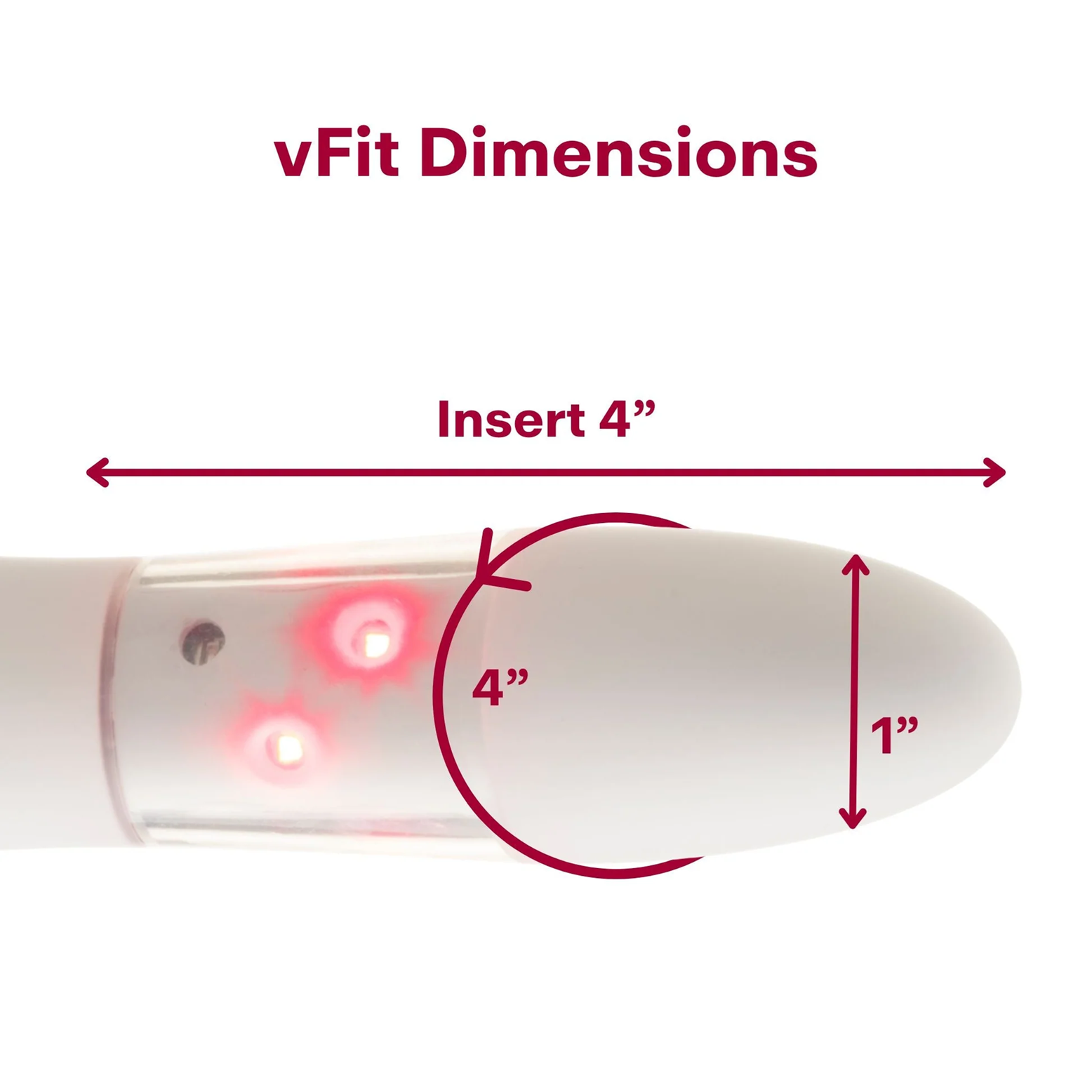 vFit Red Light Intimate Wellness device