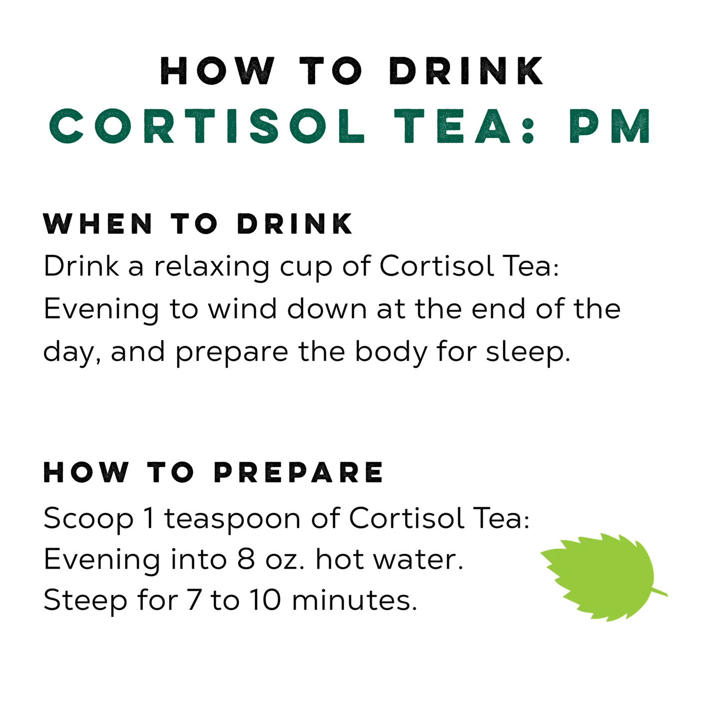Cortisol Evening Tea